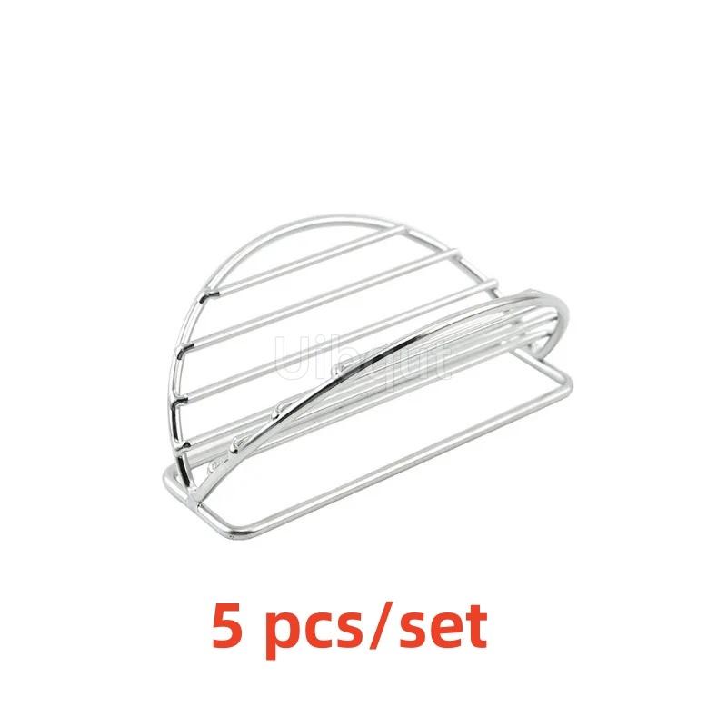 304 Stainless Steel Pancake Stand Mexican Corn Chicken Burrito fry basket pancake Taco Holder rack Stand V Shape Taco Holder