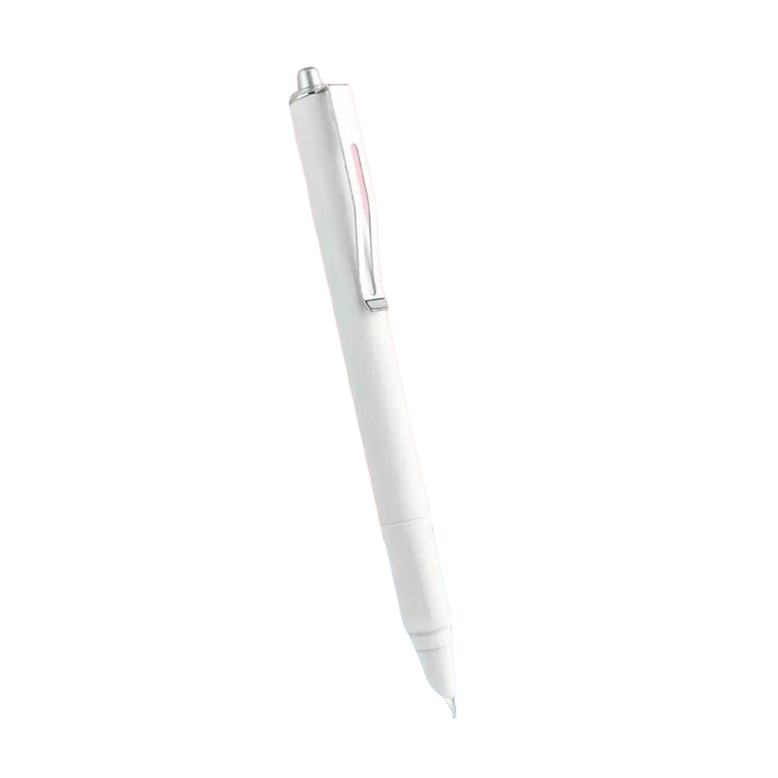 

0.5mm Retractable Press Type Fountain Pen Calligraphy Practice 0.5mm Nib Ballpoint Pen Business Office School Supplies Pens білий