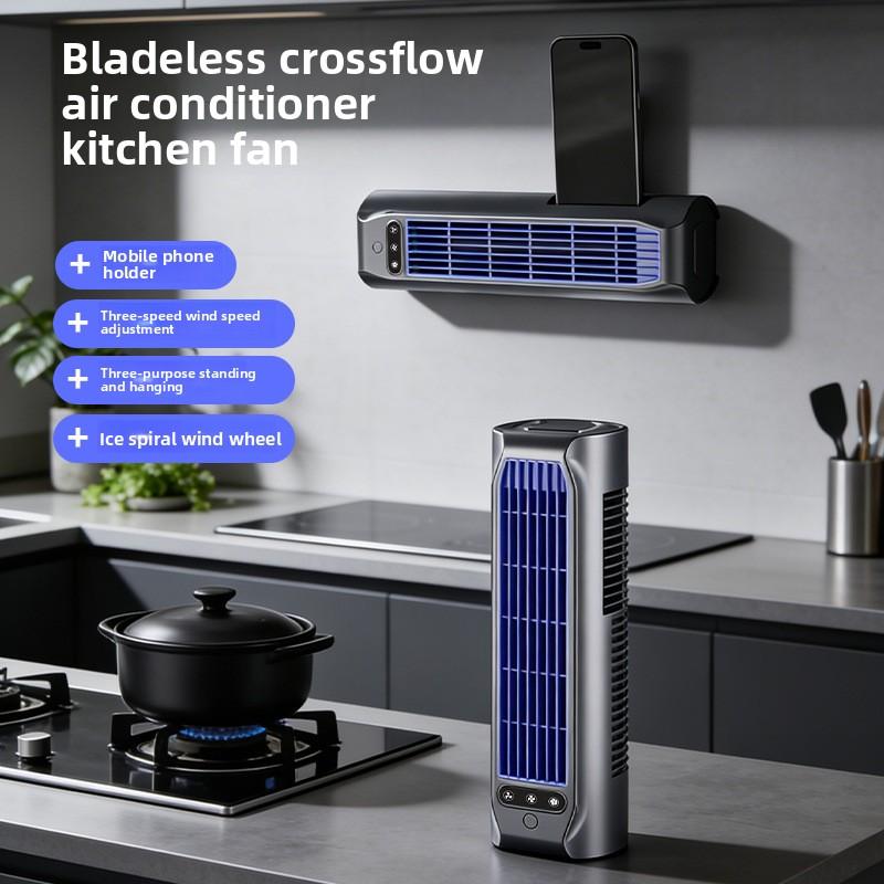 Wall-mounted Fan, Kitchen Air Conditioner, Bathroom, Toilet, Bathroom (for No-drilling), Special for Small Bedrooms, Household Use