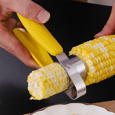 Manual Stainless Steel Corn Thresher Peeler Corn Kernels Remover Stripper Food Crusher Separator Kitchen Gadget