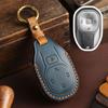 Leather Car Key Fob Cover Case for GAC Trumpchi E8 E8MAX Xiangwang S9 Key Shell Anti-Scratch Remote Key Protective Cover