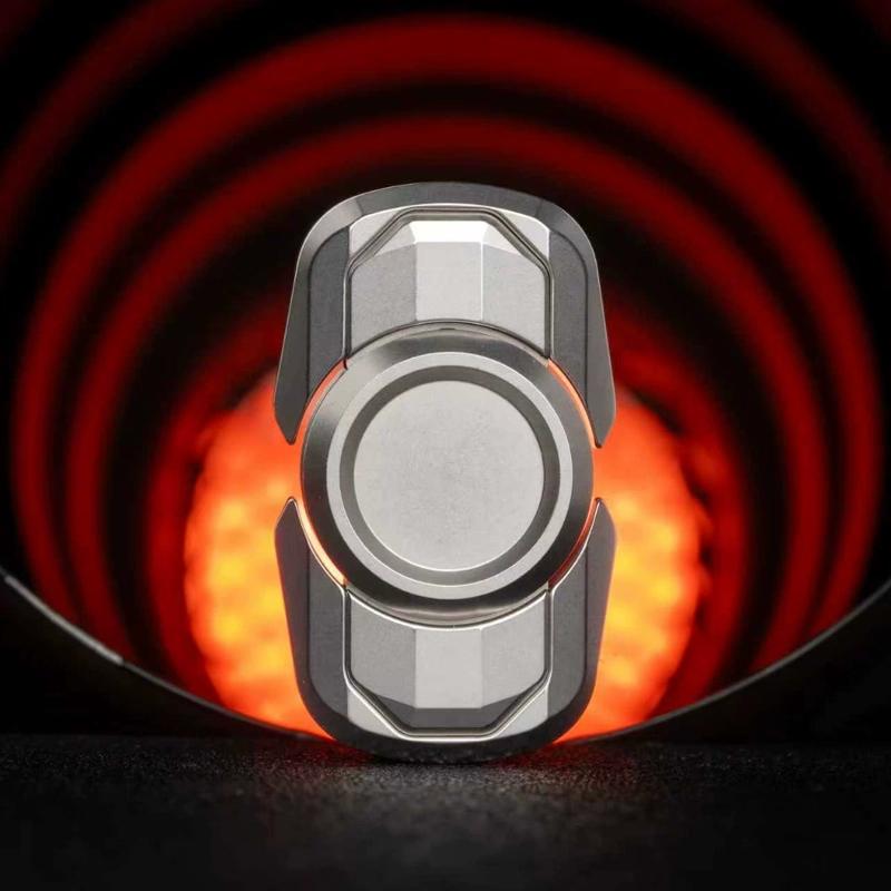 Armor Apen Fidget Spinner Stainless Steel Fingertip Hand Spinning Top Tip Rotating Fidget Roller Edc Metal Stress Easing Toy Men