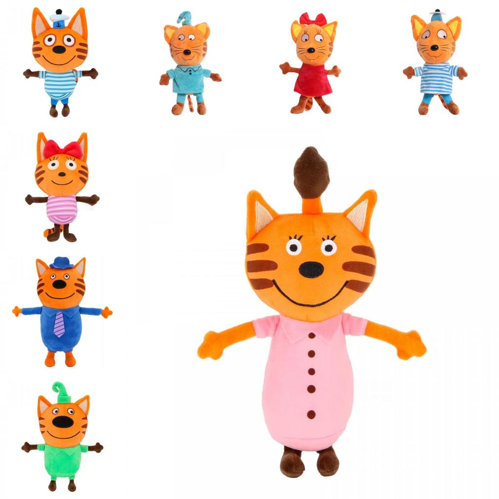 Cute Kid E Cats Stuffed Animal With Short Plush Material For Children And Gift Giving