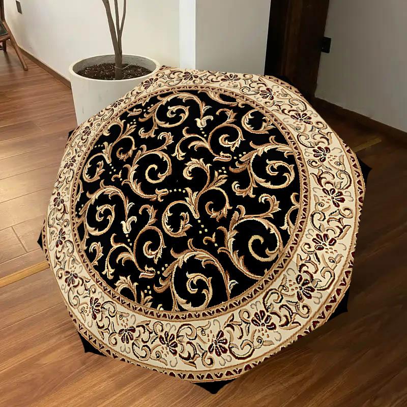 1PC Floral Pattern Automatic Open/Close Umbrella with Windproof, 8-Rib Sturdy Canopy, Durable Ribs, Fashionable Design, Outdoor Accessory, Fun Prin, H