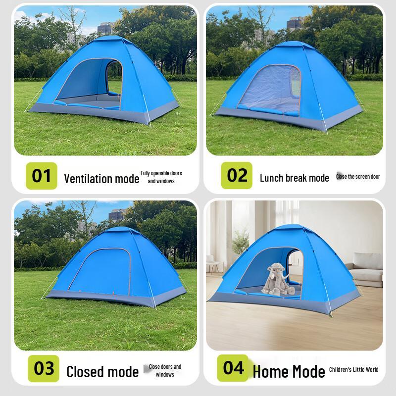 ZISIZ Medium Double Person Double Door Skylight Tent