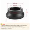 Black 5 / 6 Hole Steering Wheel Hub Adapter 70mm 2.75" PCD For GM Chevrolet Chevy Vans Flaming River Ididit Jeep Cadillac Dodge