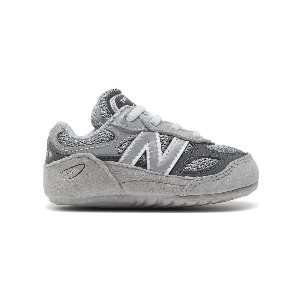 New Balance 990v6 Bungee Crib Castlerock Baby Sneakers Grey Silver CC990GL6