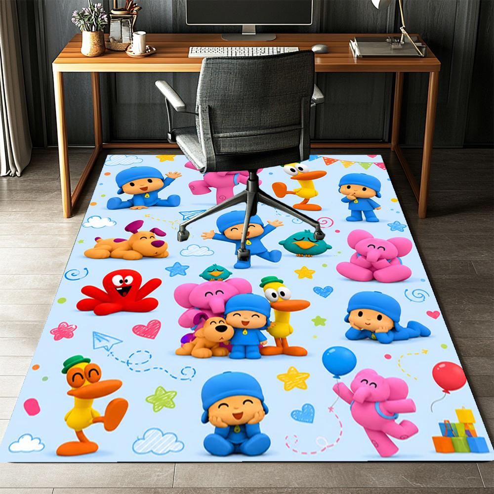 Pocoyo Printed Carpet,Rug,for Office Chair Living Room Bedroom Kitchen Room Decor Gifts.