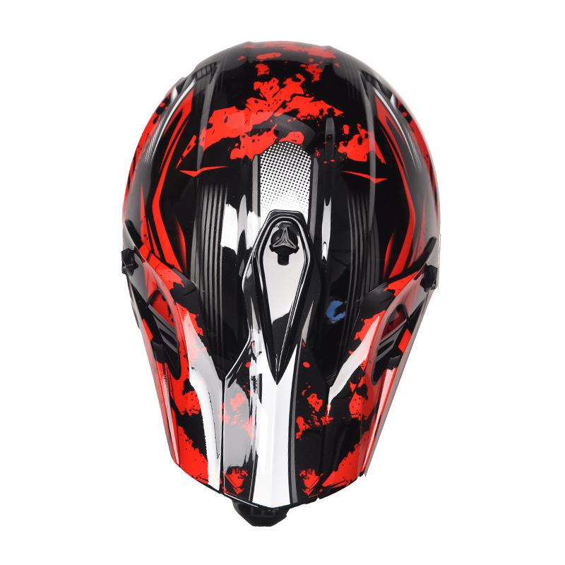 DOT-Certified Full Face Off-Road Motorcycle and Mountain Bike Safety Helmet