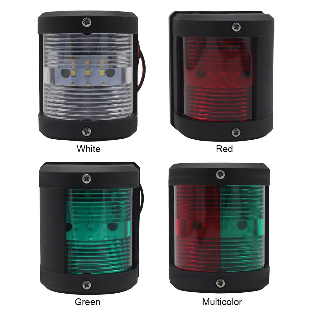 12V24VLED Anchor Warning Light Waterproof Marine Port Side Lights Stern Bow Signals Light for Pontoon Yacht Sailboat Speedboat