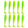 10Pcs Soft Lures Worm Baits Small Fishes Tail Swimbaits Lures Fishing Baits
