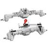 Front and Rear Portal Axle CNC Aluminum Alloy Anodized for 1/10 RC Rock Crawler Axial SCX10 II Spiral Gear 90046 90047 D90 RC4WD