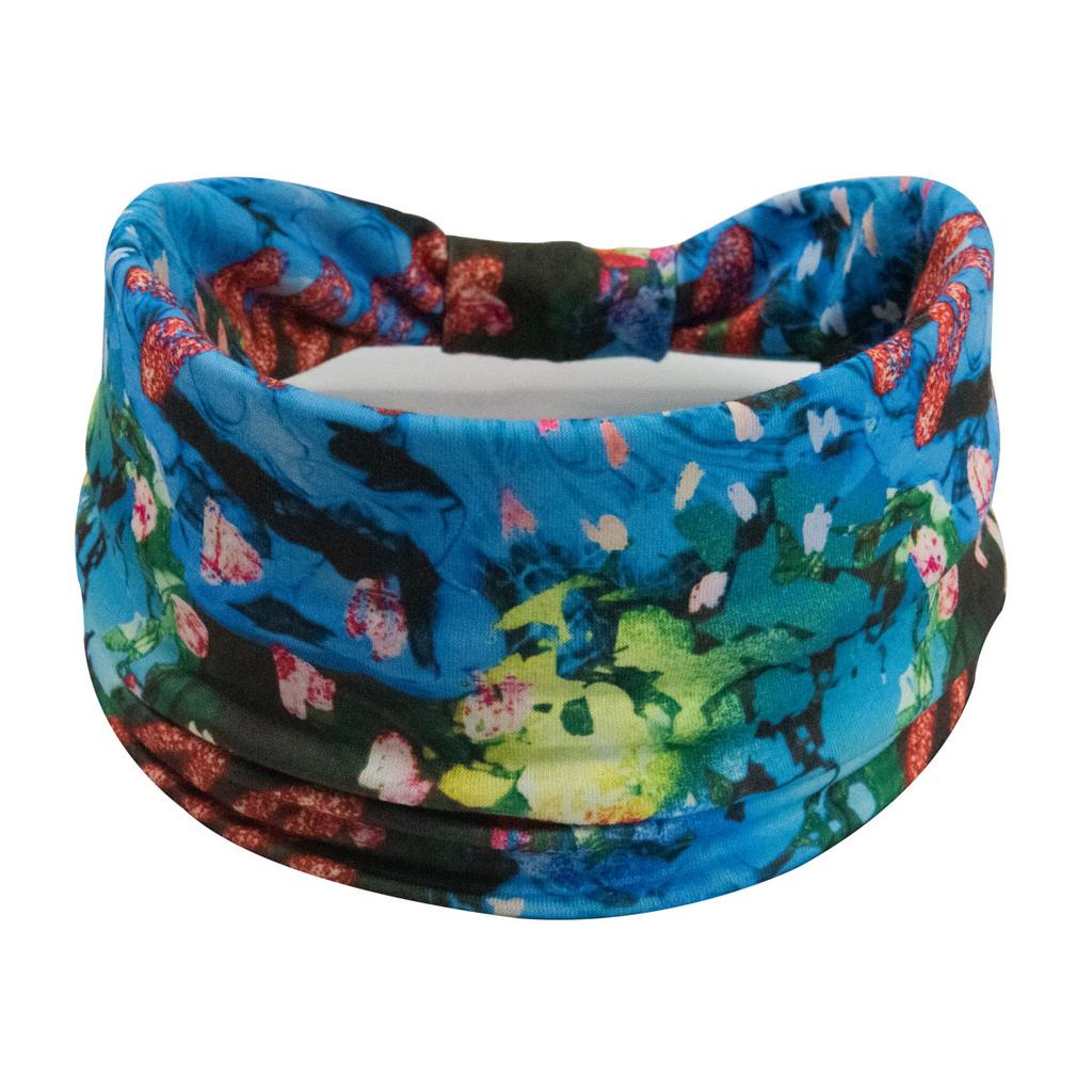 Bohemian Cashew Yoga Übung Stirnband Anti Schweiß und Feuchtigkeit Absorbieren Elastische Baumwolle Stirnband Knoten Stirnband