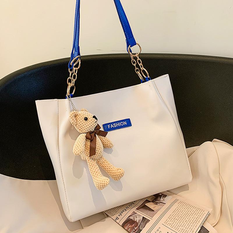 Große Kapazität Stilvolle Street Fashion Schultertasche für Damen Sommer 2023 Neue Einfache Tragetasche