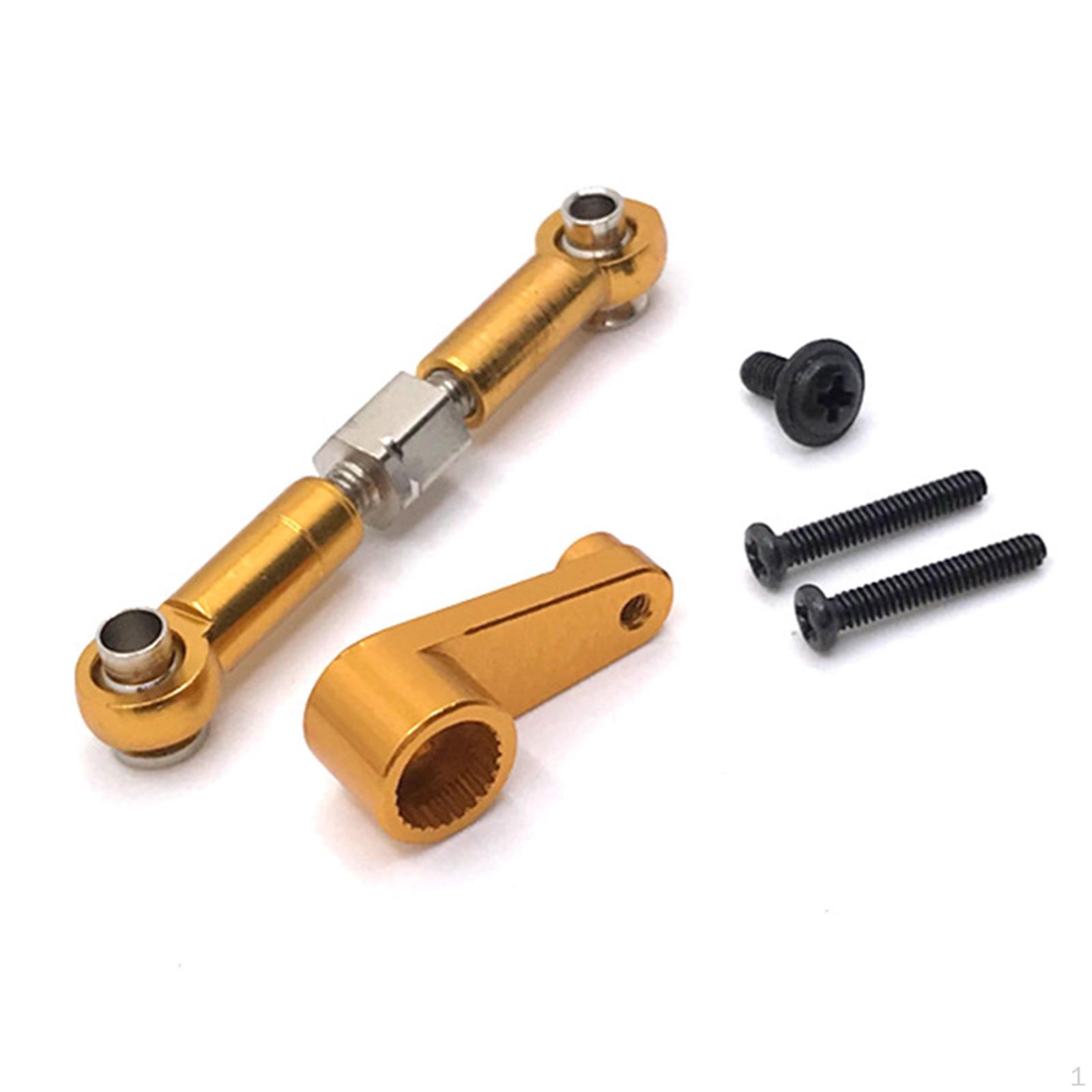 

1//14 тяговий стрижень сервоприводу та рульовий важіль 28 т для 144002 144010 124018 DIY золотистий