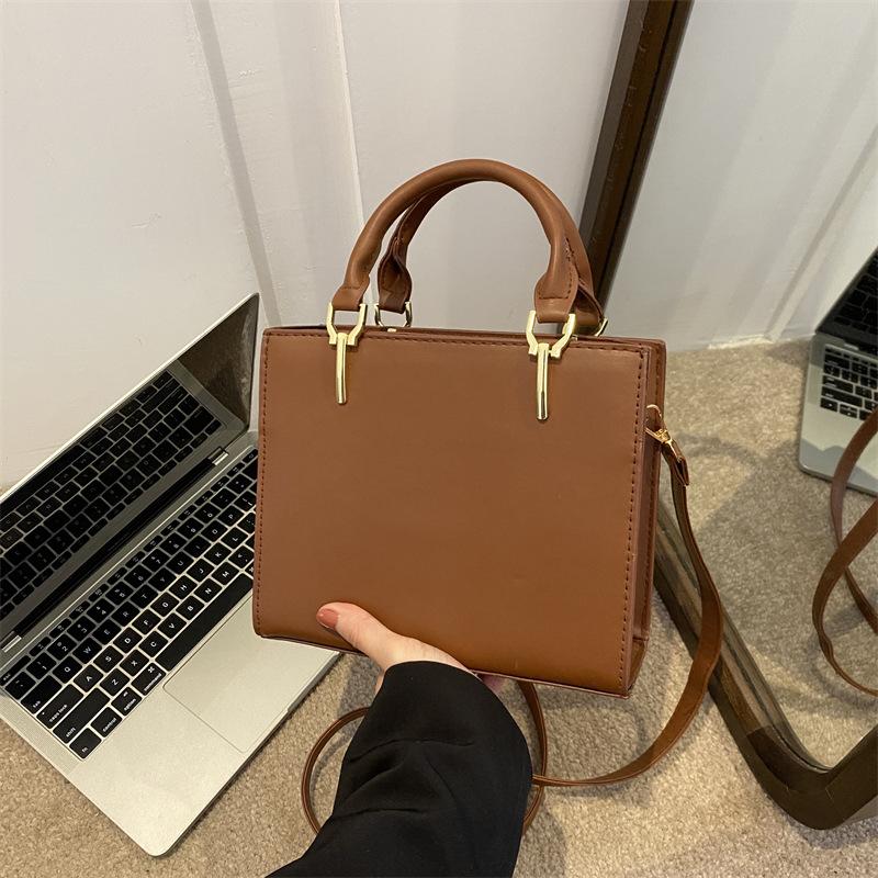 Bolso Femenino Diseño de Marca Reconocida Bolso Mensajero Textura Popular Bolso de Hombro de Cadena Bolso de Mano de Moda Extranjera