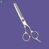 1Pc Haircut Scissors Hairdressing Scissors Flat Cutting Tooth Scissors Bangs Scissors Pet Scissors