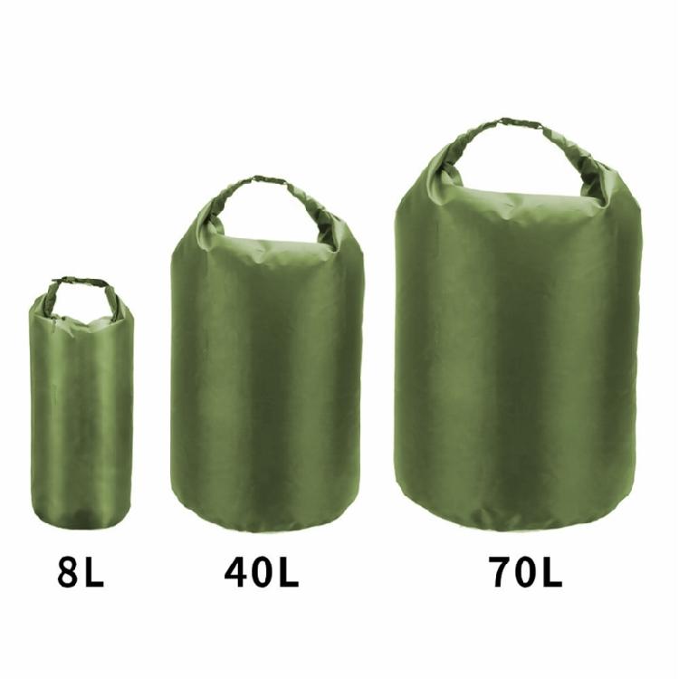 Compact Waterproof Bag 8L 40L 70L Capacity Option With Triple Roll Top For Hiking And Family Water Play