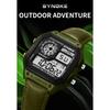 Top Brand New Retro Trendy Men's Sports Electronic Watch Belt Style Waterproof Multifunctional Luminous Classic Square Watch