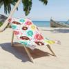 Toalla de Playa con Diseño de Rosquillas, Súper Absorbente Ultraligera de Secado Rápido Suave para Tomar el Sol Yoga Natación