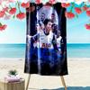 The Spurs Print Beach Towel, Large Soft Quick Dry Towel for Beach Camping Swimming