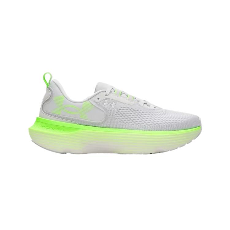 Under Armour Infinite Elite 2 Fashionable Versatile Simple Breathable Rebound Low-Top Running Shoes Men Sneaker White Green 3028169-024