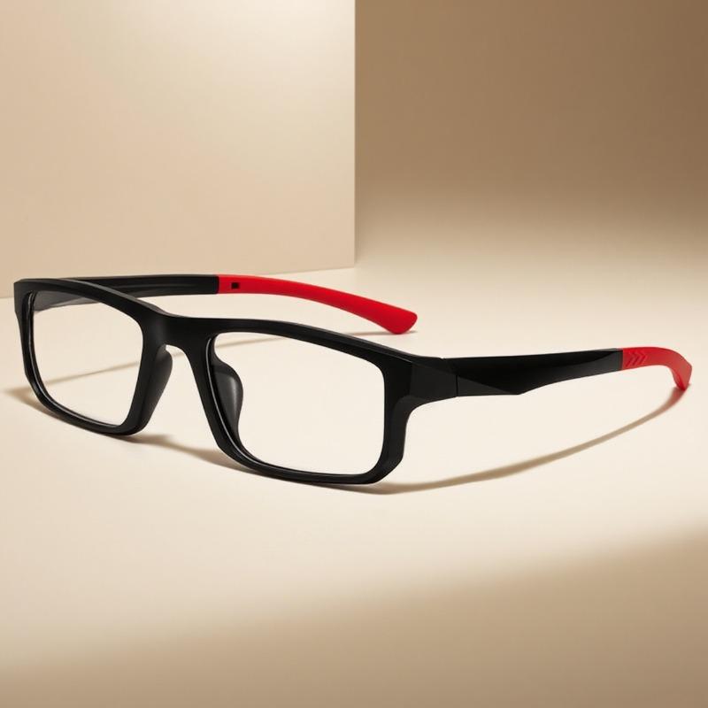 Fashion Square Sports High Definition Anti Blue Light Reading Glasses for Men and Women Wavy Line Full Frame Presbyopia Eyeglasses