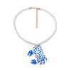 European and American summer sweet and cute colorful crab pendant fashionable simple holiday style versatile niche necklace