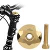 Headset Stem Top Cap Mountain Bike Headset Bicycle Topcover with Bolt Bicycle Headset Cap Aluminium Alloy + Steel Accessories