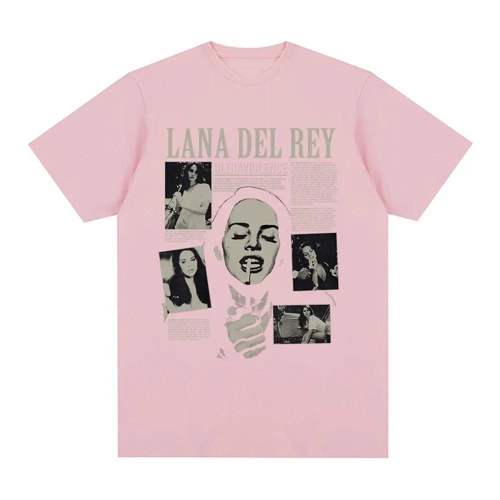 Singer Lana Del Rey T Shirt Ultraviolence Music Album Tshirt Unisex Wounisex Hip Hop Vintage Short Sleeve T Shirts Gothic Streetwear