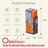 Portable Dental Floss Box Automatic Pop Up Floss Dispenser Press Type Travel Disposable Toothpick Floss Stick Holder