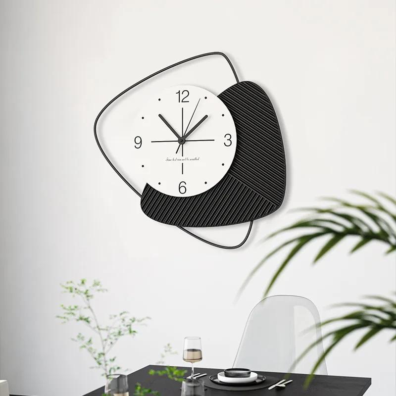 CHAO 6 Art Decor Wall Clock - Modern Simple Style Living Room Wall Clock Home Decor