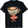 Cappuccino Ballerine Mignon Cerveau Italien Meme T-shirt Unisexe