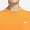 New Nike Drop Shoulder Sleeve T Shirt Women's Bright Orange DA0324-836