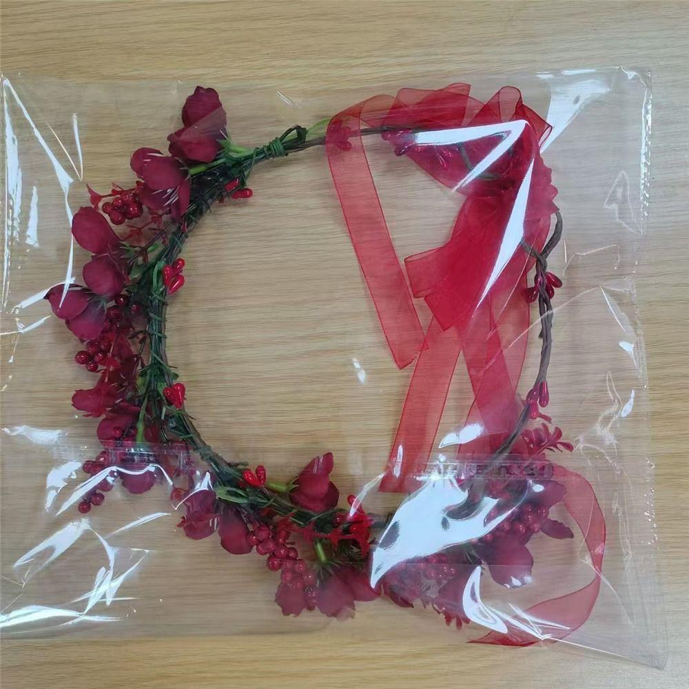 Forest Sunflower Wreath Fairy Hair Accessories Vintage Garland Headpiece  for Halloween Cosplay