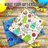 Kids Birthday Wrapping Paper Sheets-10 Pack Cute Animal Dinosaur Wrapping Paper