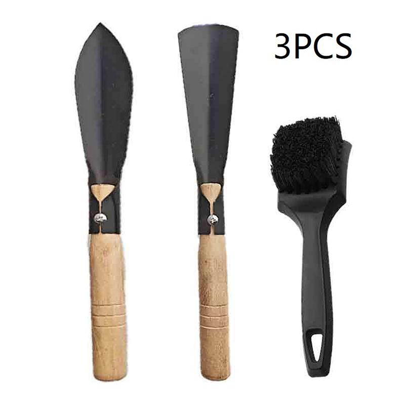 2/3pcs Lawn Mower Scraper Brush, Trimming Accessories And Cleaning Tools, Gardening Maintenance