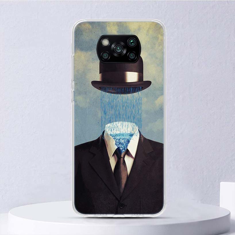 Rene Magritte Art Soft Case For Xiaomi Poco X7 X6 X5 X4 X3 Nfc F7 Ultra F6 F5 Pro Phone Cover F4 Gt F3 M5S M4 M3 M5 M6 Coque