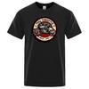 Throttle Cafe Racer Rockabilly Men's Casual Cotton T-Shirt
