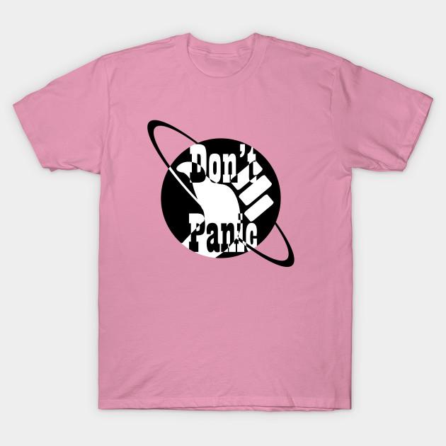T Shirt Women Dont Panic Harajuku Print Kawaii Tshirt Summer Short Sleeve Female T-Shirt Top Tee