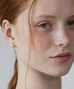 Tatiana (Silver 925) Simple Freshwater Pearl Hoop Earrings Ec3238
