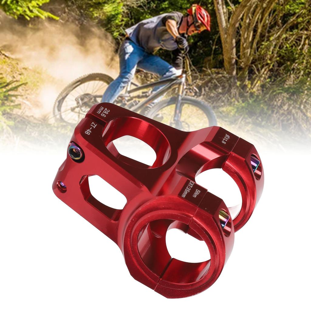 31.8mm Mountain Bike Stem Aluminum Alloy Lightweight Short Handlebar Stem for Replacement