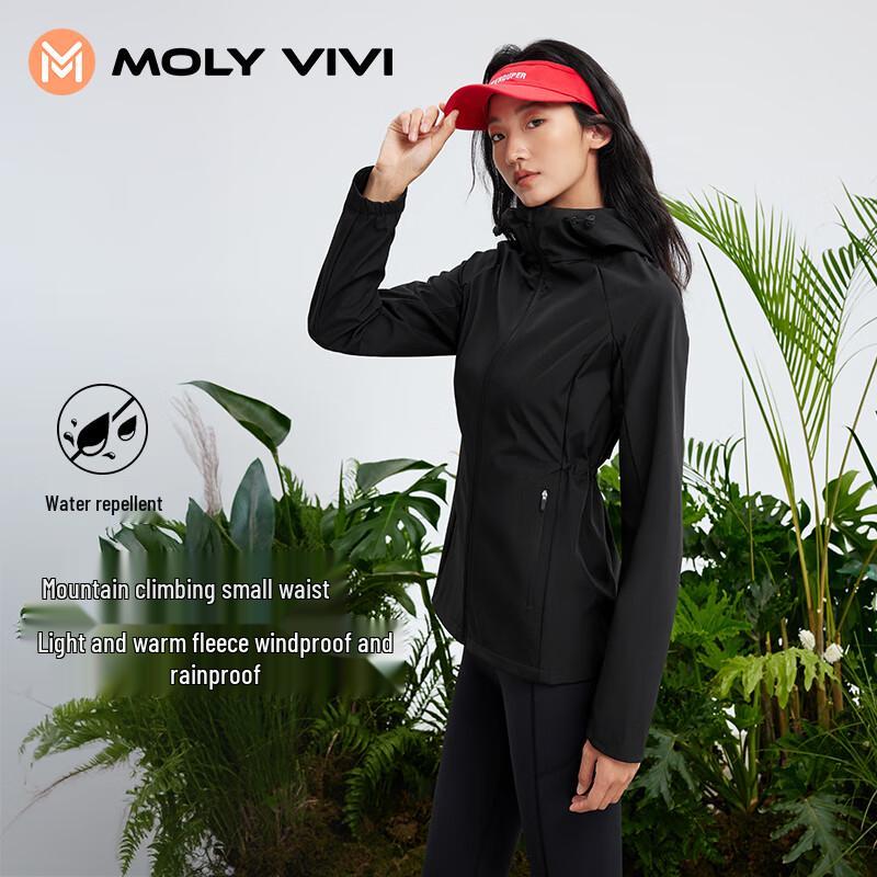 MOLY VIVI Women's Fleece-Lined Soft Shell Jacket