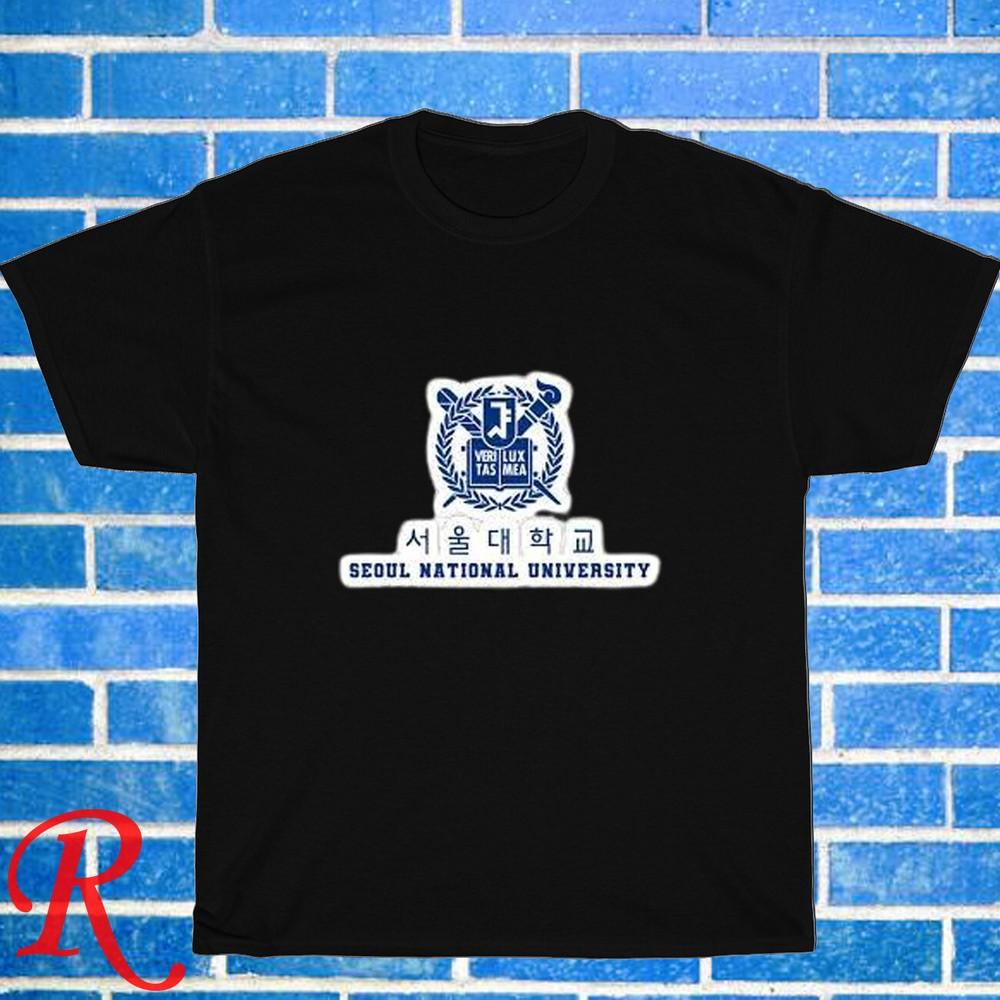 

Новый! Сеульский национальный университет Черный Серый Темно-синий Белый Размер S-5XL Унисекс футболка 2XL