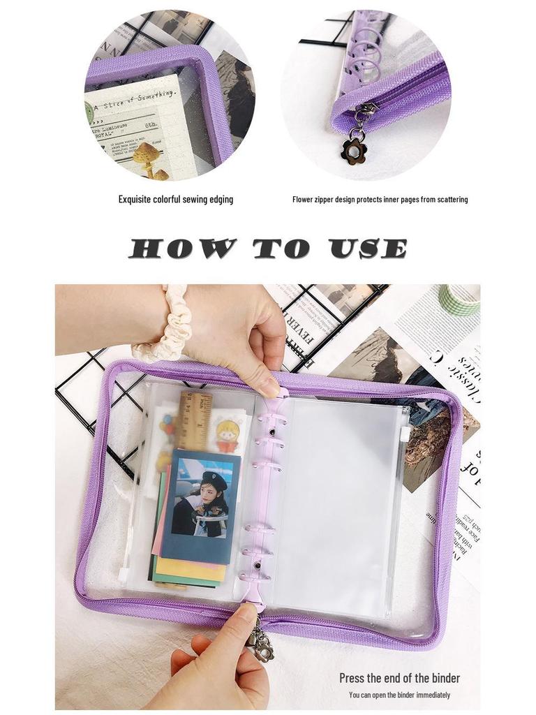 Korea Sterrenjagen Glitter Rits Map Journal - A5/A6