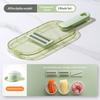 Vegetable Cutter Multi-function Chopper Slicing Shredding Dicing Fast Chopper Set for Potato Carrot Cucumber Home Kitchen