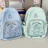 Japanese Cute Cartoon Anime Clear Backpack for Girls Large Capacity Trendy Itabag School Bag Casual Daypack Book Bag  White