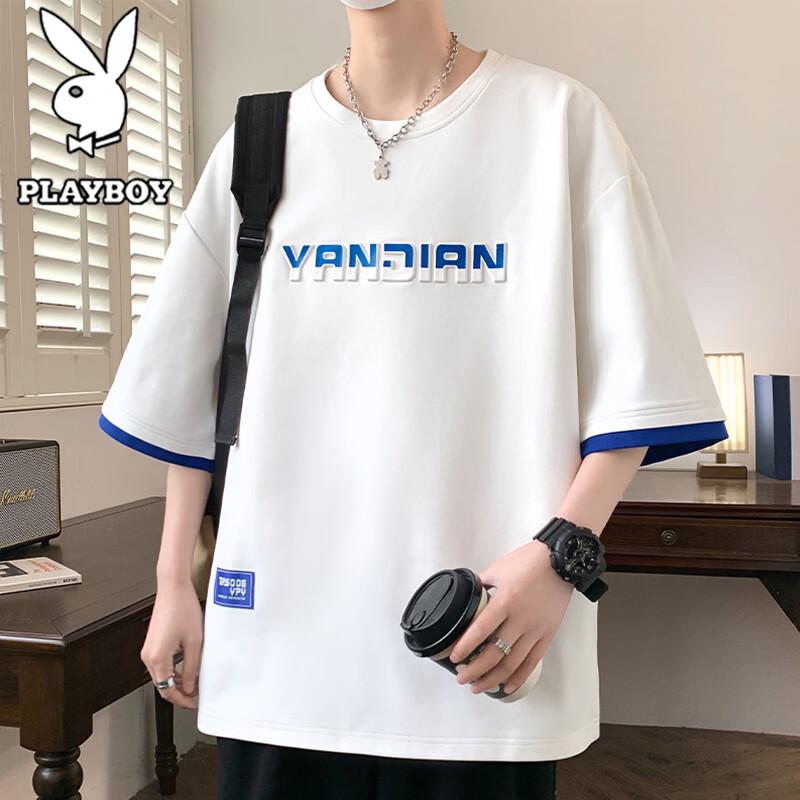 PLAYBOY Men s Plus Size Short Sleeve T-Shirt 7XL