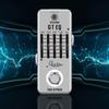 Rowin Guitar Equalizer Pedal 5-band Parametric EQ Guitar Effect Pedal Frequency Compensator ±18dB Range for Mini Size Pedal