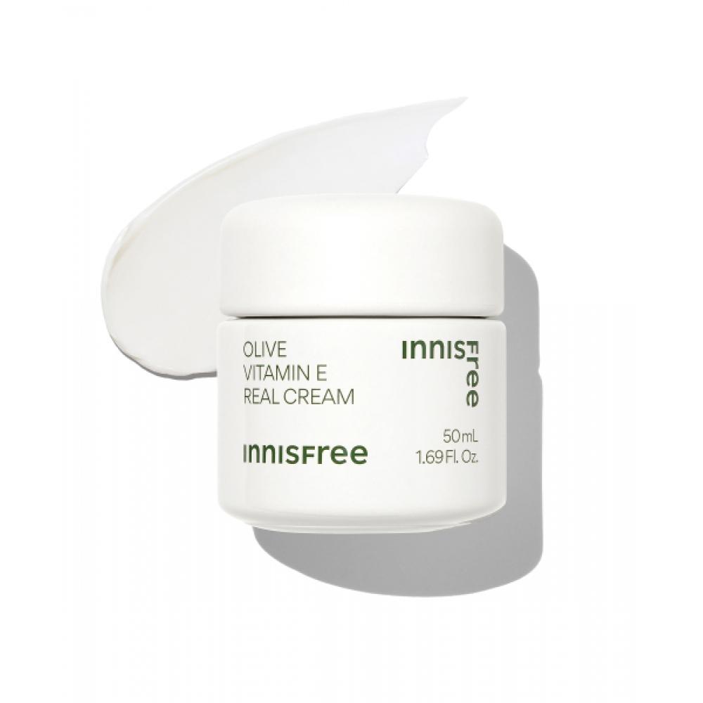Innisfree Крем с витамином Е OlivE rEal 50 мл FREE